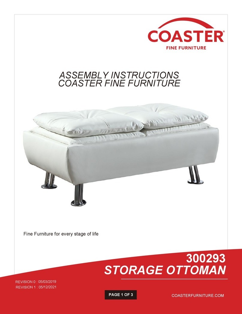 Coaster 300293 Assembly instructions