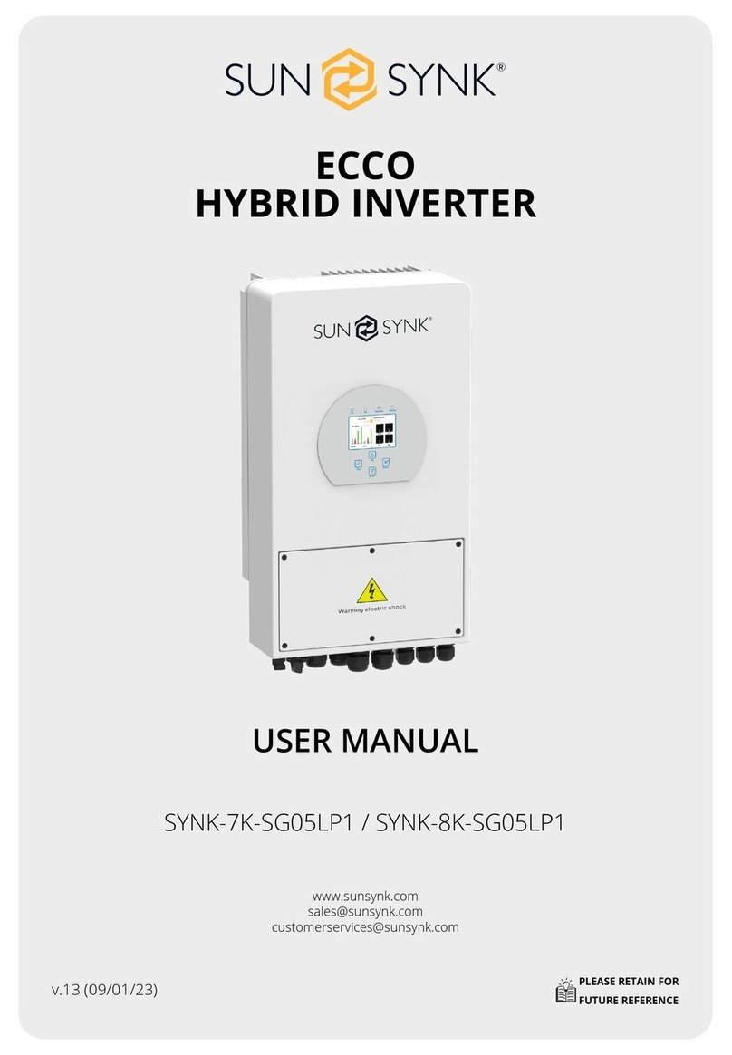 SunSynk SYNK-7K-SG05LP1 User manual