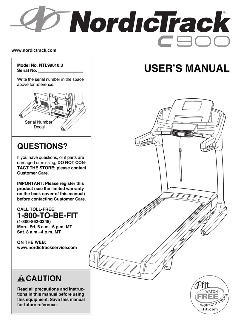 NordicTrack NTL99010.3 User manual