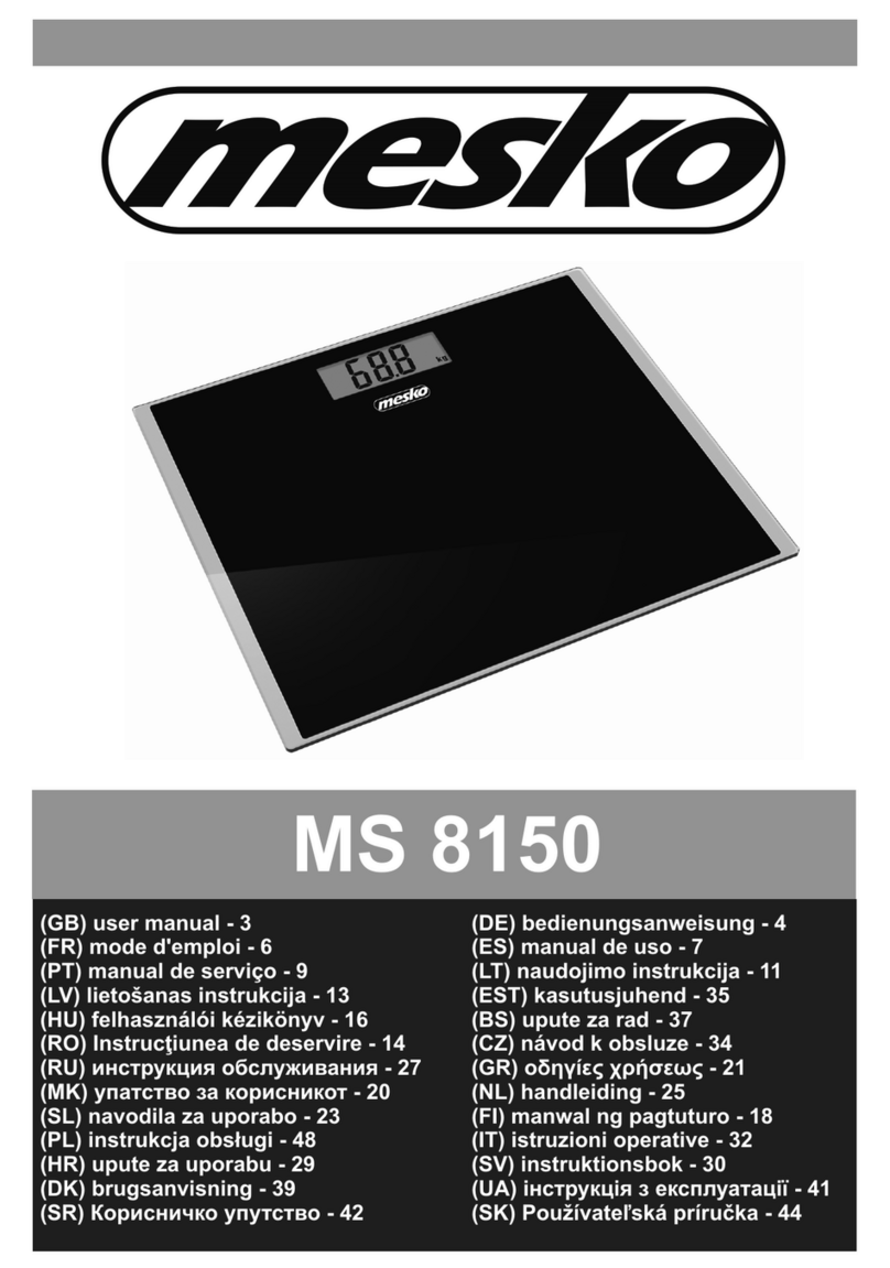 Mesko MS 8150 User manual