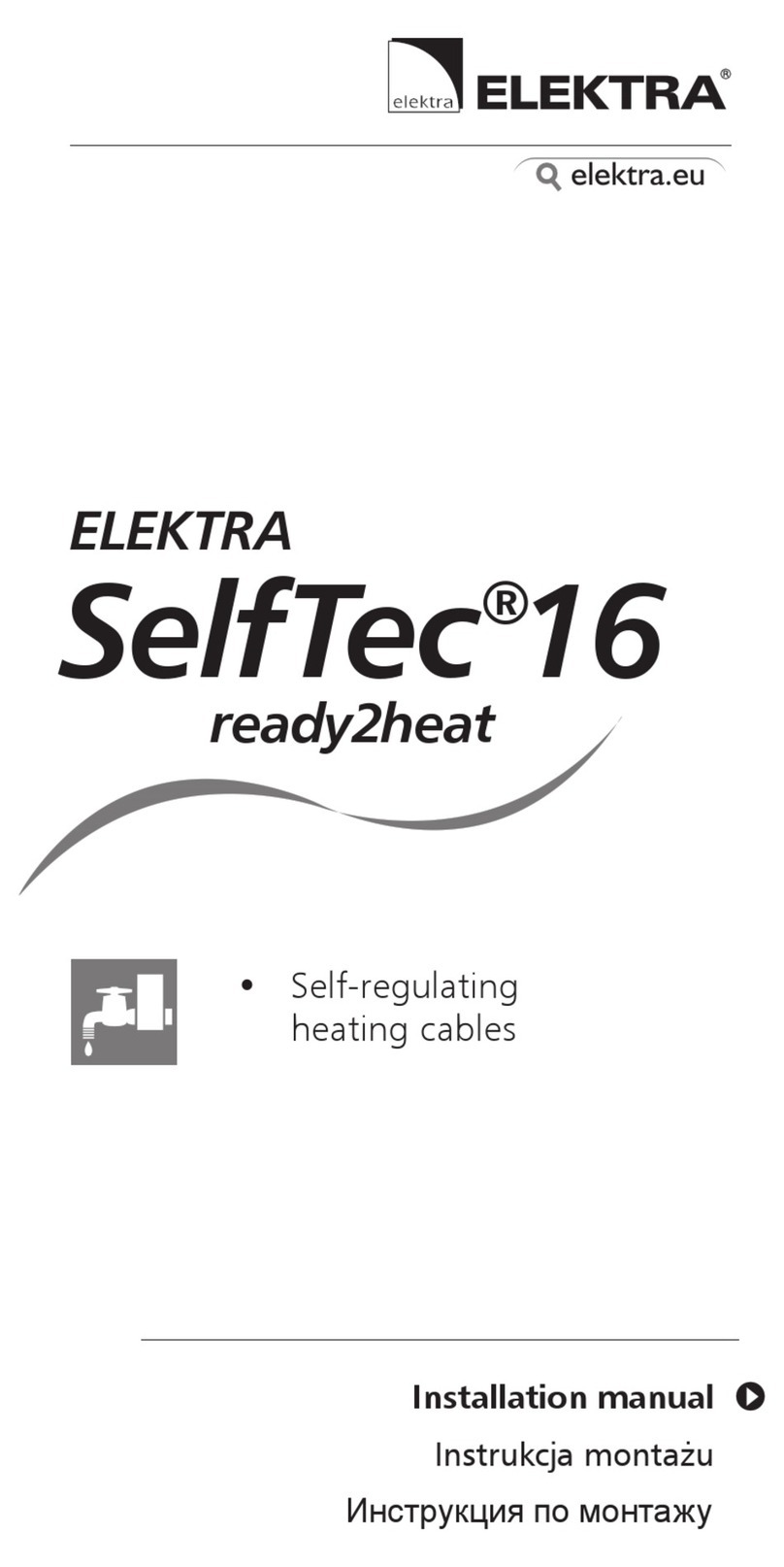 ELEKTRA SelfTec16 ready2heat instruction manual