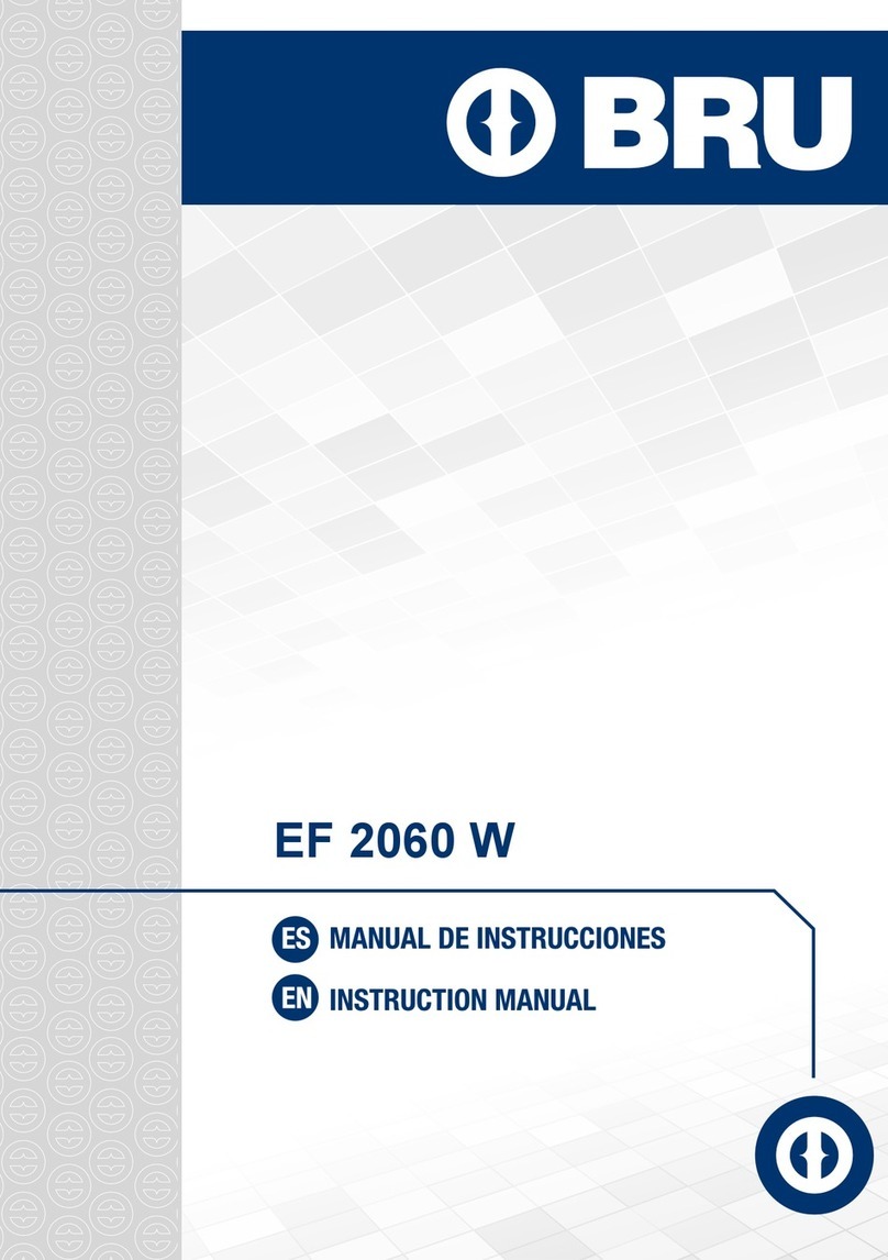 BRU EF 2060 W instruction manual