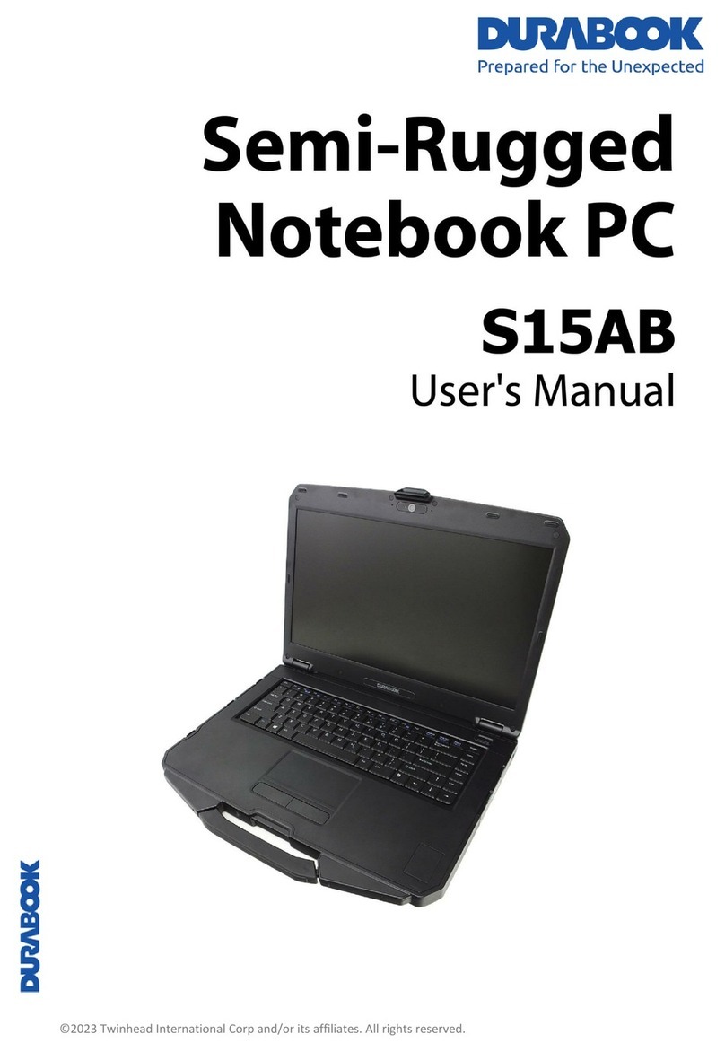 Durabook S15AB2 user manual