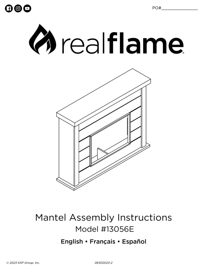RealFlame 13056E Assembly instructions