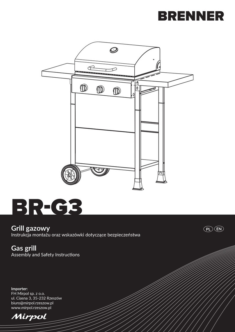 BRENNER BR-G3 Assembly and safety instructions