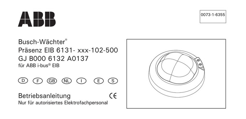 ABB Busch Watchdog Prasenz EIB 6131-102-500... manual
