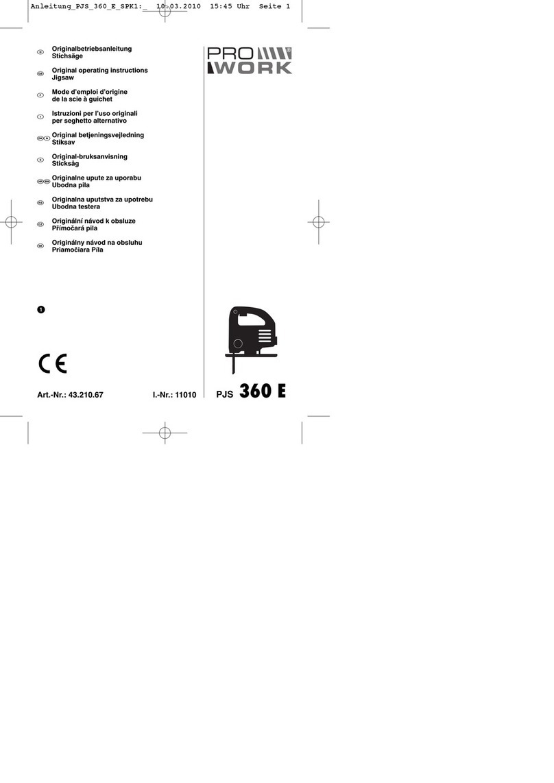 Pro Work PJS 360 E Original operating instructions