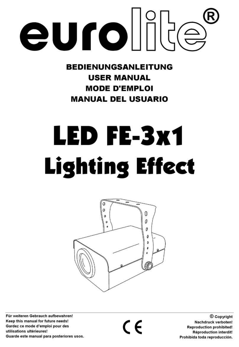 EuroLite LED FE-3x1 Lighting Effect User manual