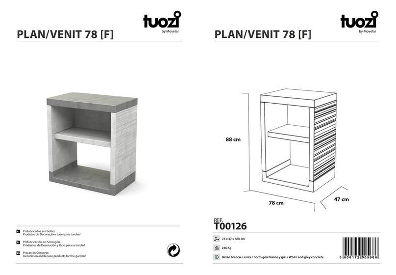 Movelar TUOZI PLAN/VENIT 78 T00126 manual