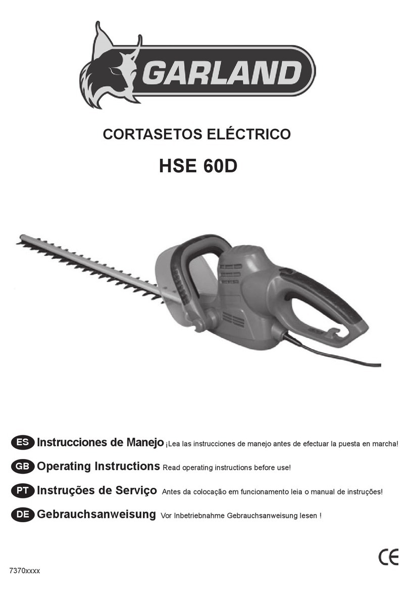 Garland HSE 60D User manual