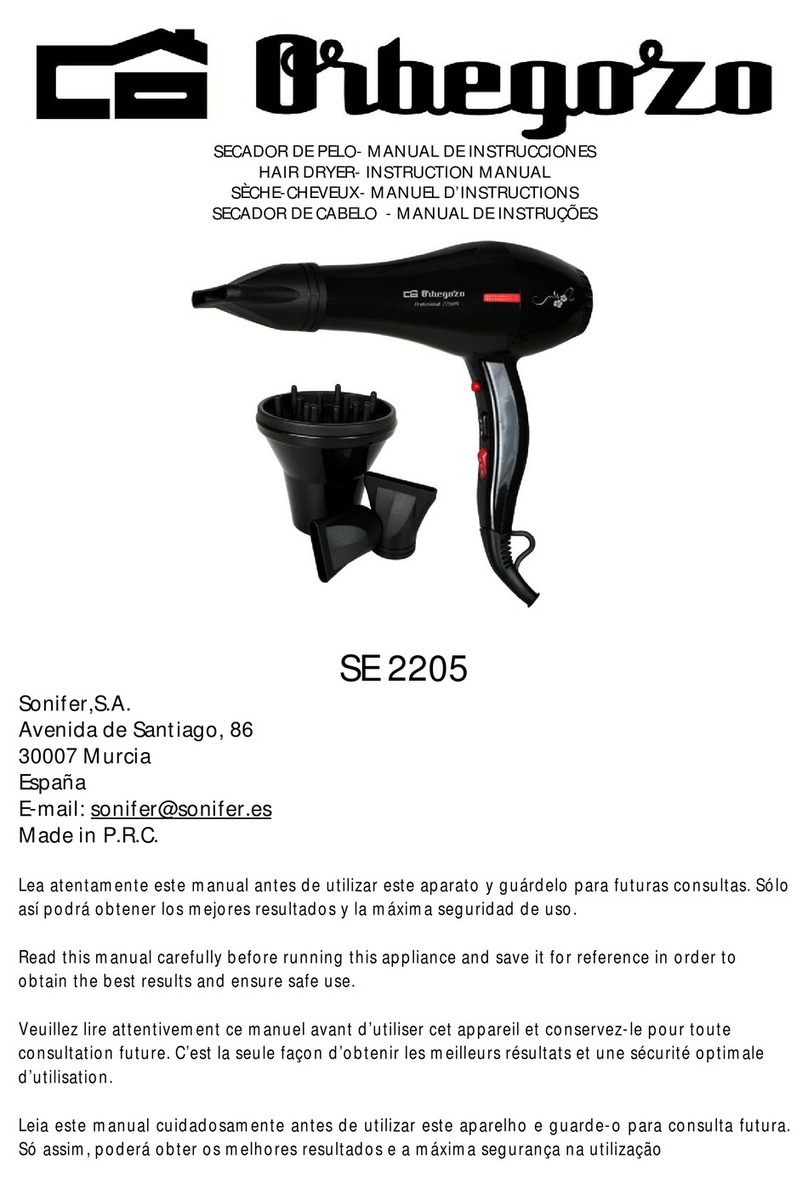 Orbegozo SE 2205 User manual Orbegozo SE 2205 User manual