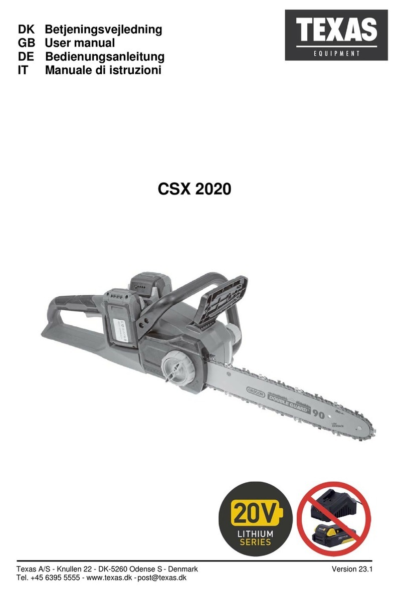 Texas Equipment CSX 2020 User manual