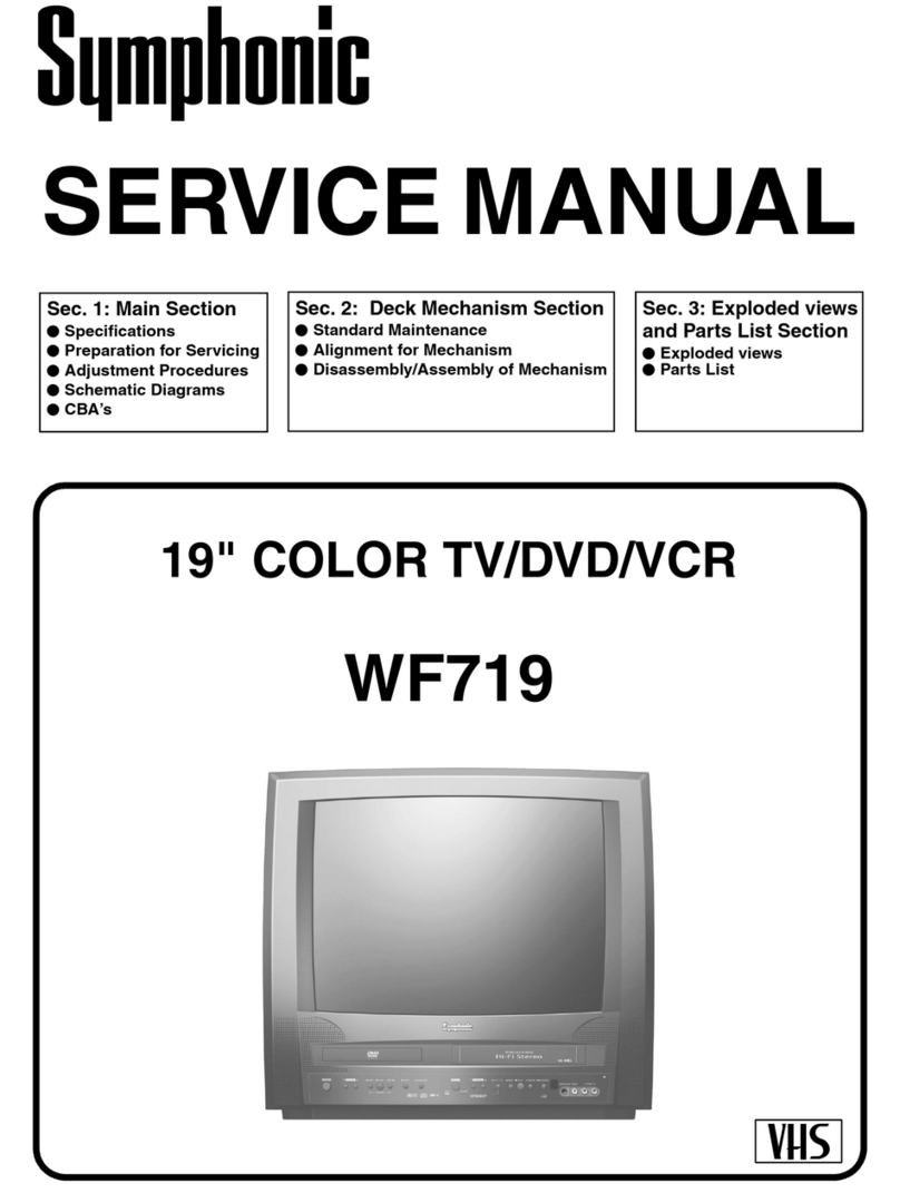 Symphonic WF719 Service manual