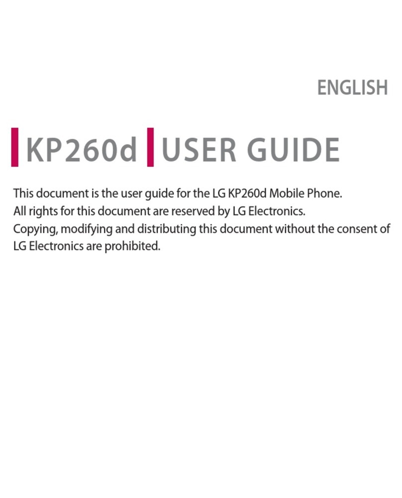 LG KP260d User manual