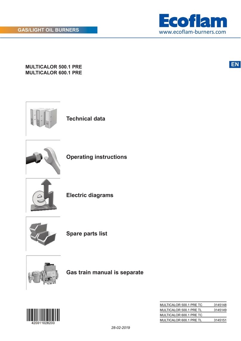 Ecoflam MULTICALOR 500.1 PRE Series User manual Ecoflam MULTICALOR 500.1 PRE Series User manual