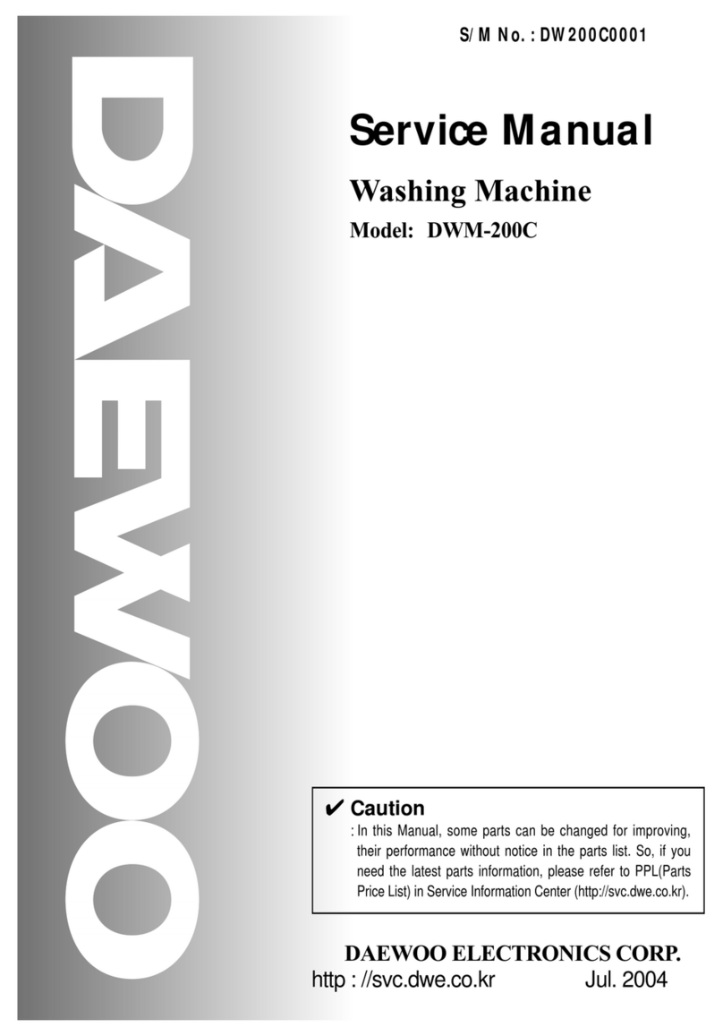 Daewoo DWM-200C Service manual