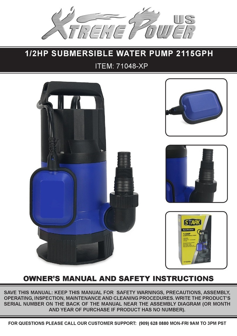 Xtreme Power 2115GPH owner's manual