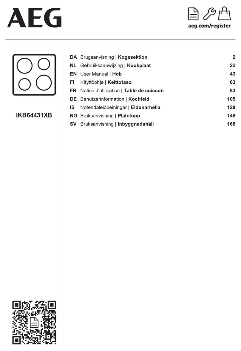 AEG IKB64431XB User manual