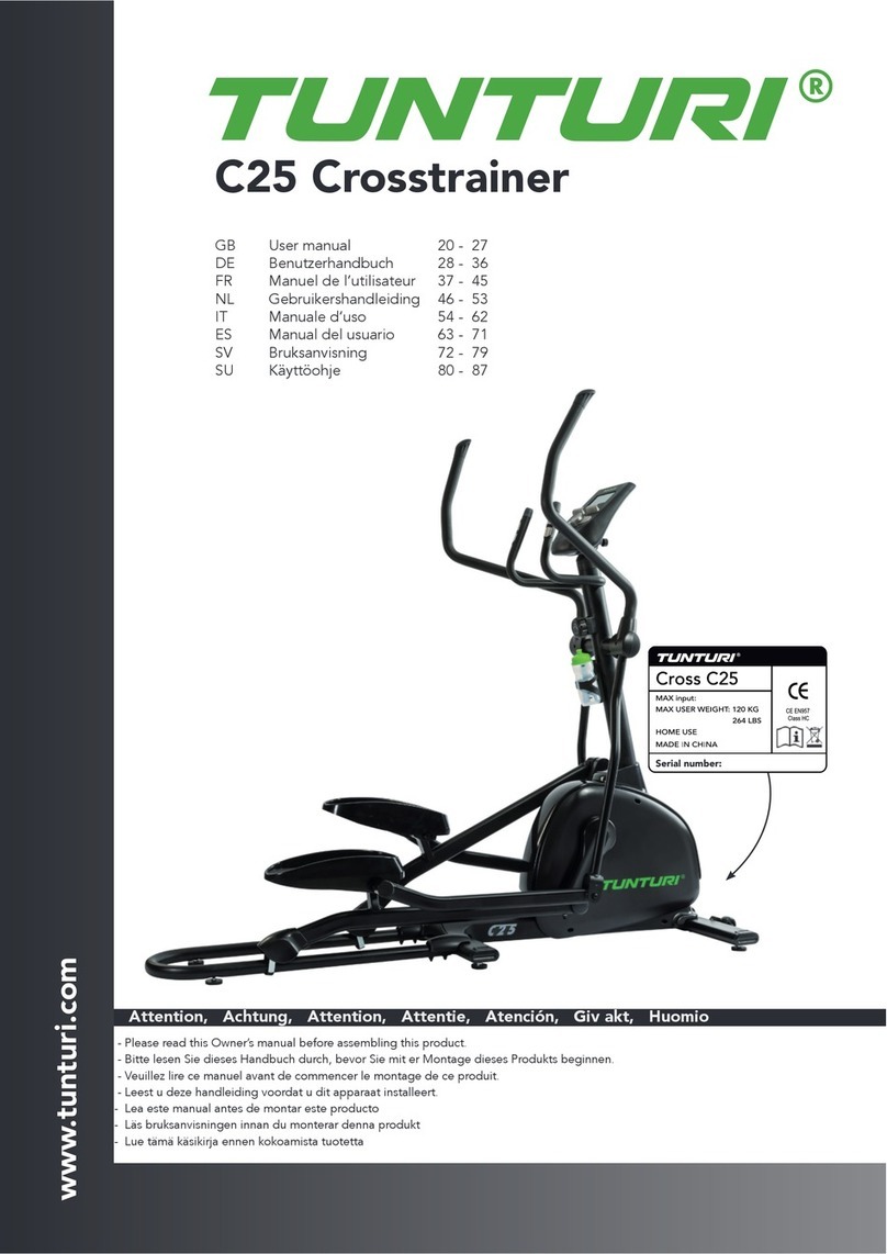 Tunturi C25F User manual