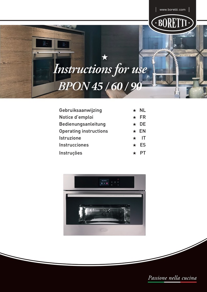 BORETTI BPON 45 operating instructions BORETTI BPON 45 operating instructions