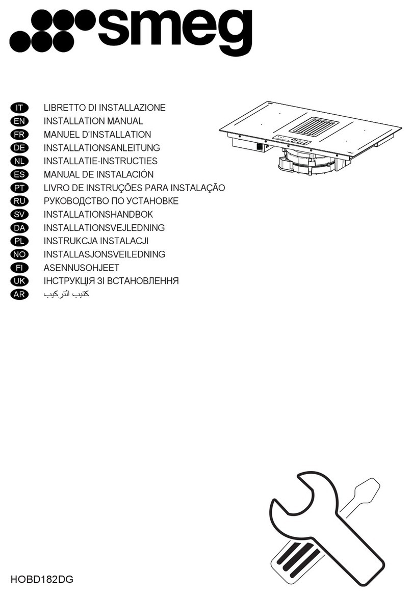 Smeg HOBD182DG User manual