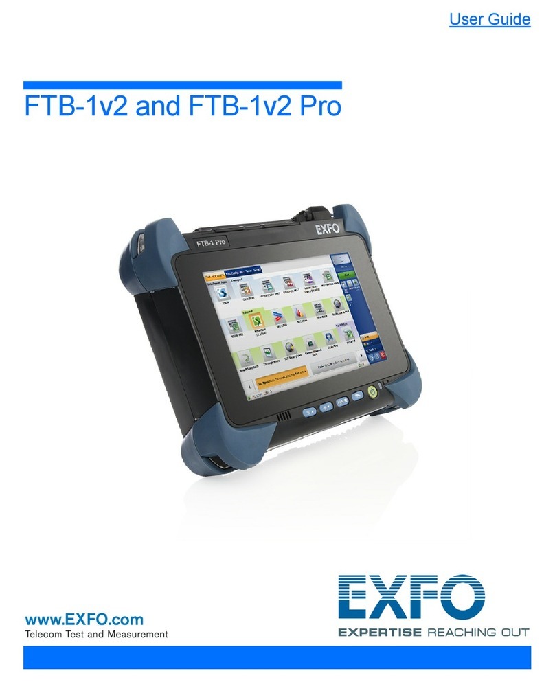 EXFO FTB-2 Pro User manual