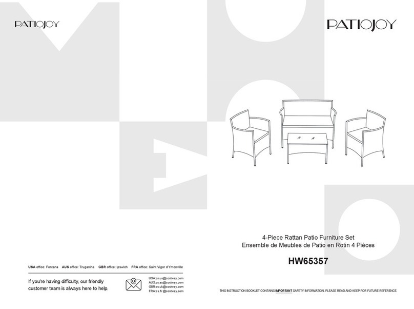 PATIOJOY HW65357 manual