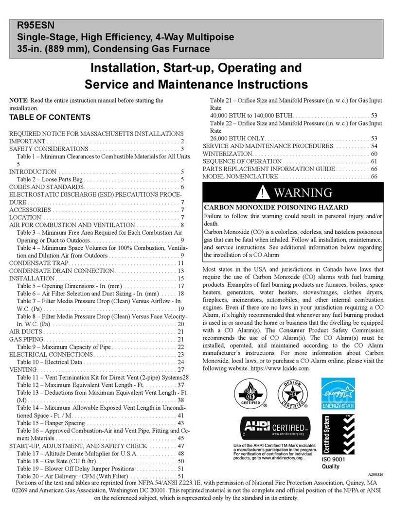 Carrier R95ESN Guide Carrier R95ESN Guide