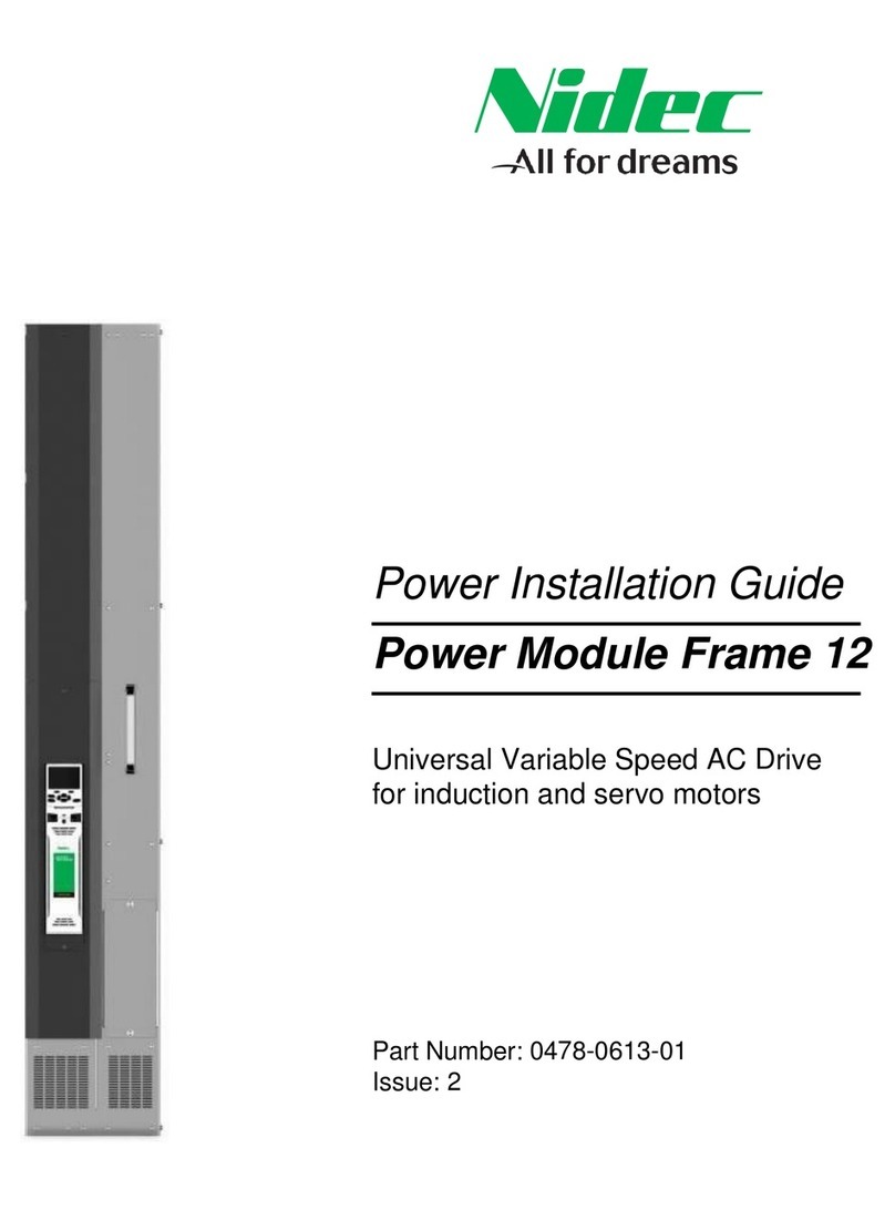 Nidec Power Module Frame 12 Power Installation Guide
