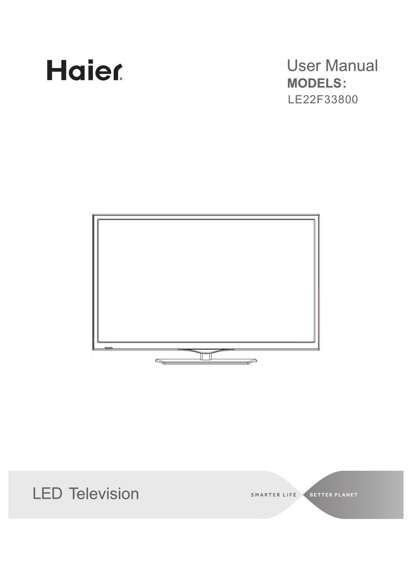 Haier LE22F33800 User manual