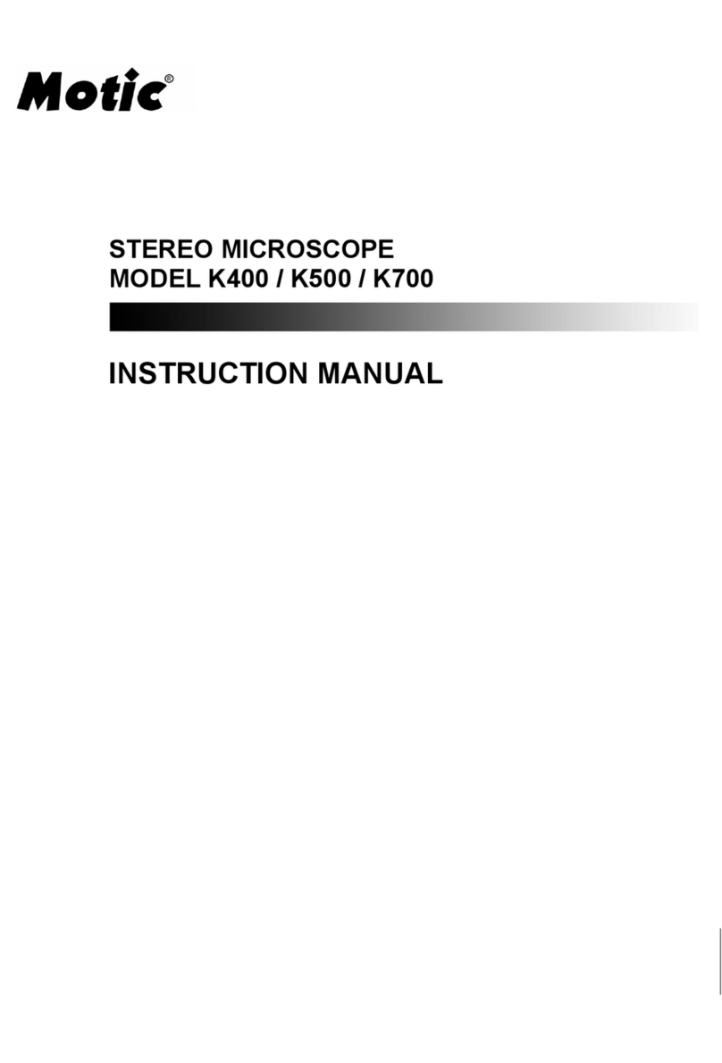 Motic K500 User manual