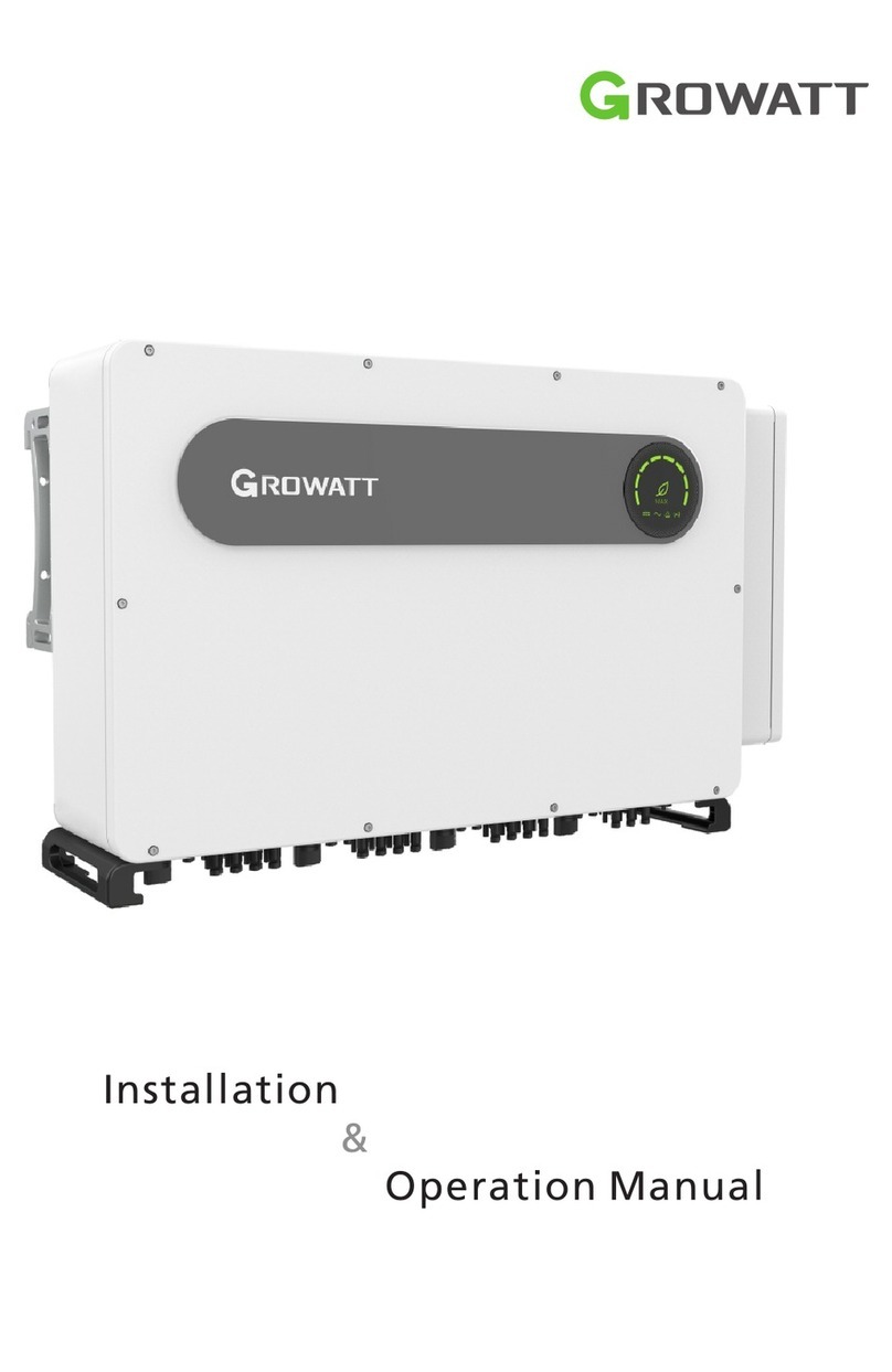 Growatt MAX 175KTL3-X HV User manual