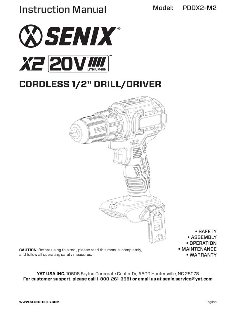 Senix PDDX2-M2 instruction manual