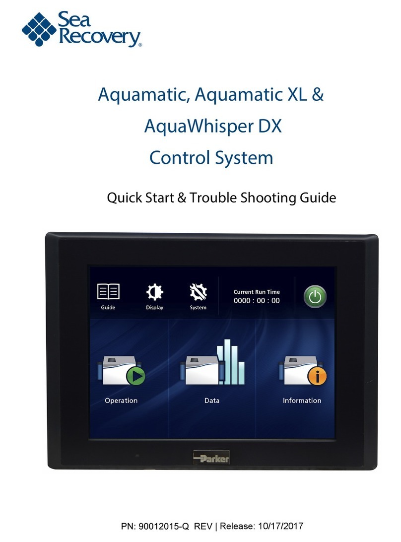 Sea Recovery Aquamatic Quick start & troubleshooting guide