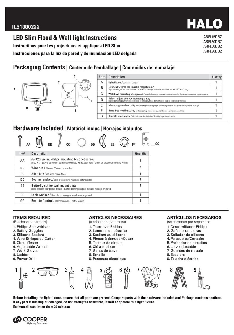 Halo ARFL15DBZ instructions