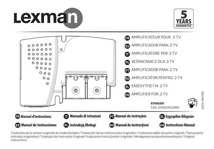 LEXMAN 87506351 instruction manual