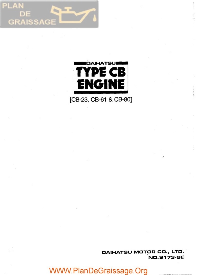 Daihatsu CB Series User manual