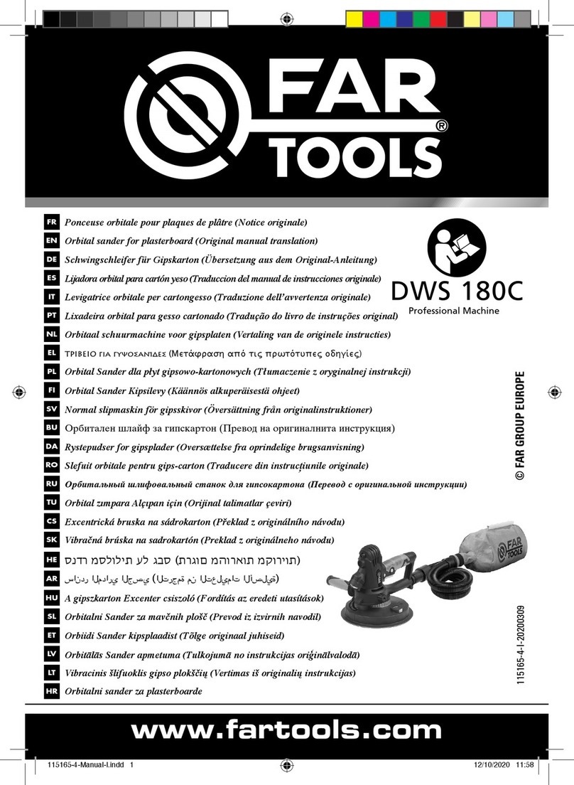 Far Tools DWS 180C Original manual translation
