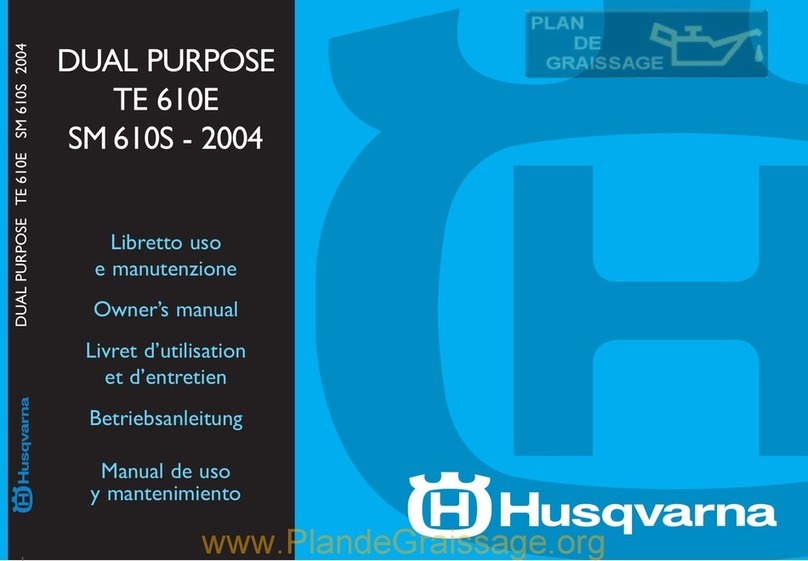 Husqvarna DUAL PURPOSE SM 610S-2004 User manual
