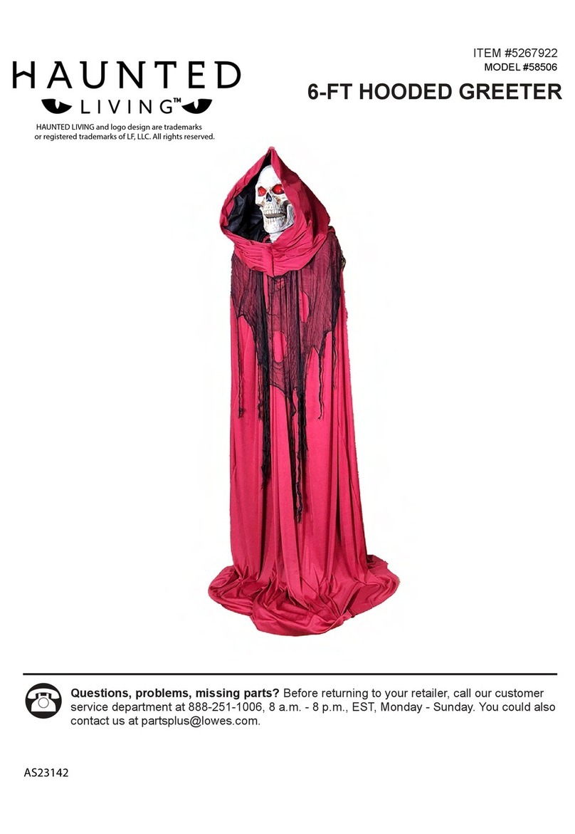 HAUNTED LIVING 58506 manual