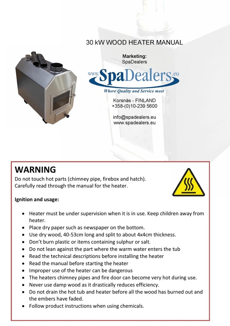 SpaDealers HT150 manual