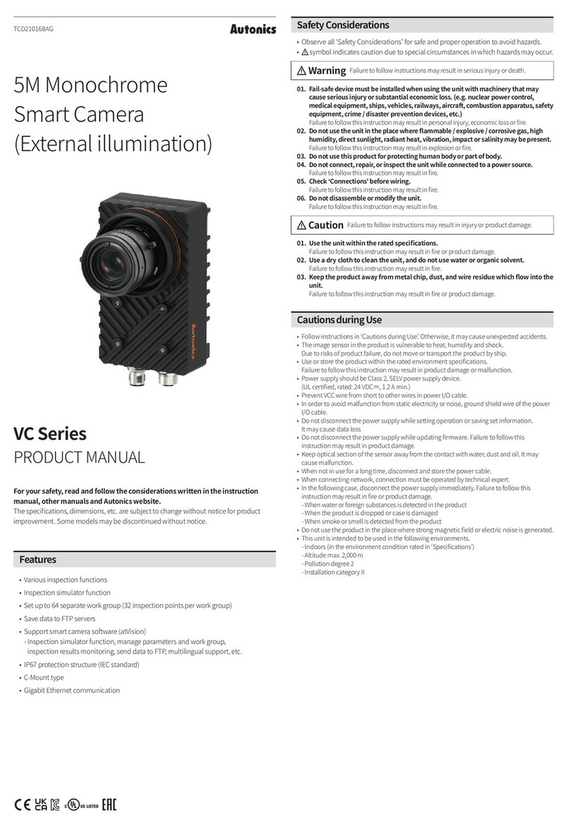 Autonics VC Series product manual