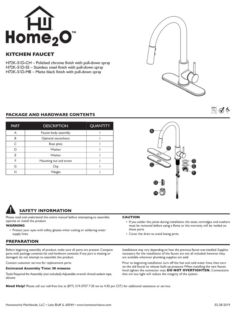 Home2O H72K-51D-CH quick start guide