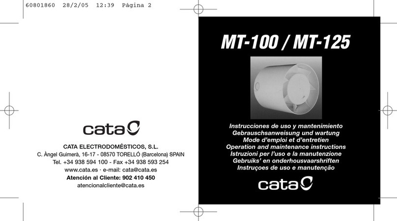 Cata MT-100 Manual