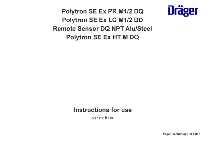 Dräger Messkopf Polytron SE Ex PR M1 DQ Instructions for use