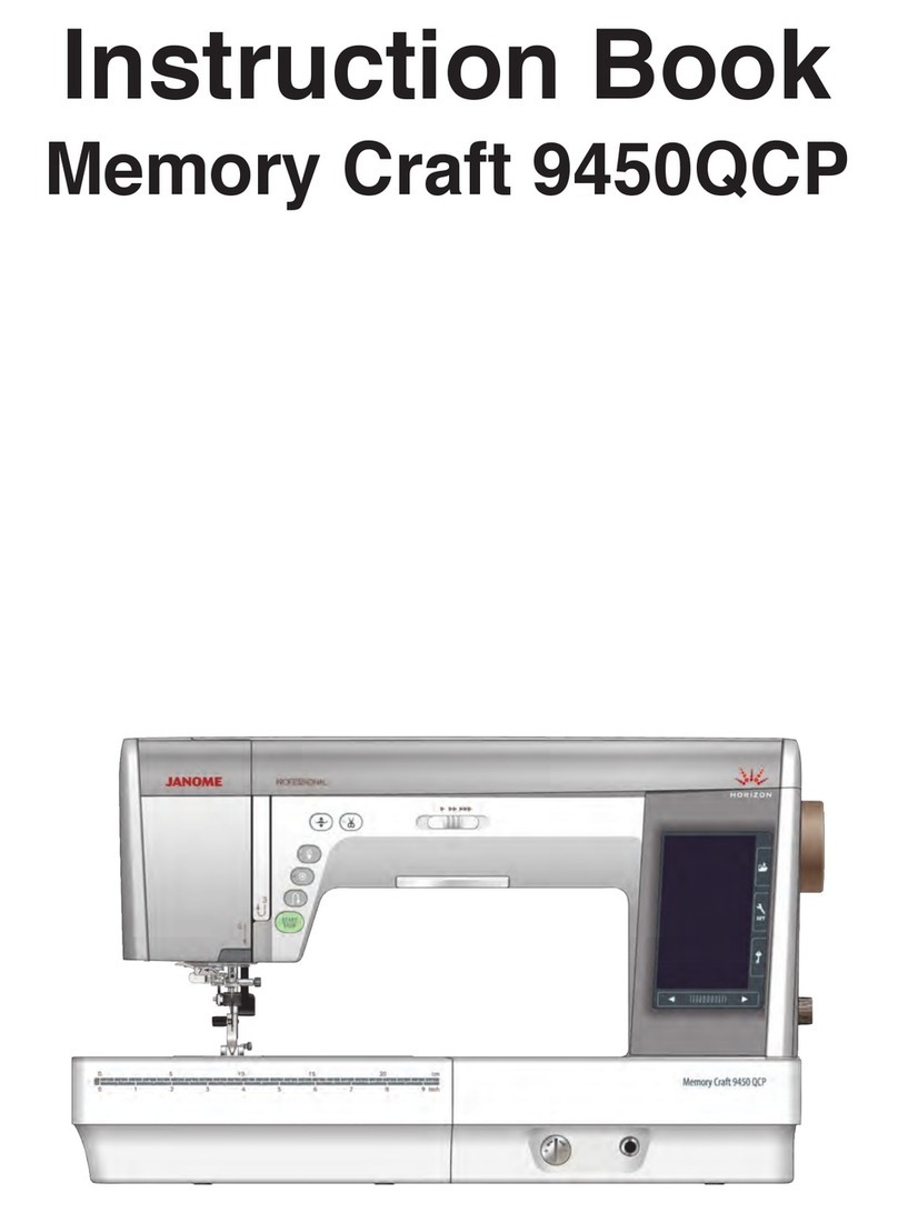 Janome Memory Craft 9450QCP Instruction book