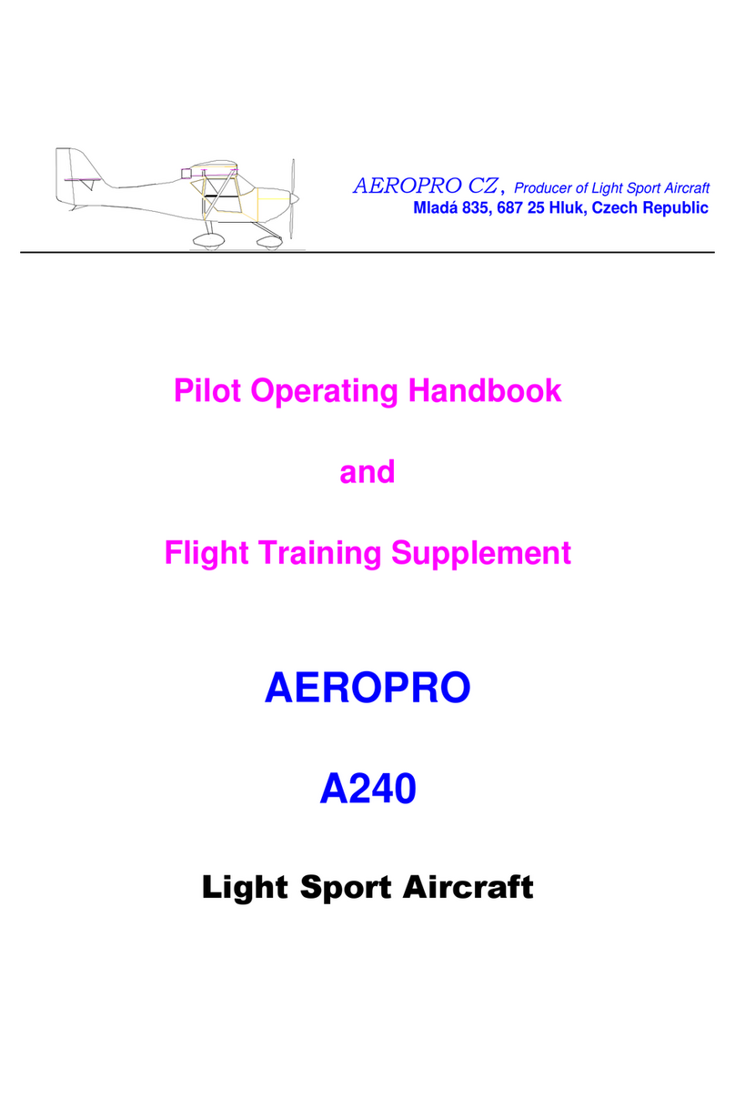 Aeropro A240 Pilot operating handbook