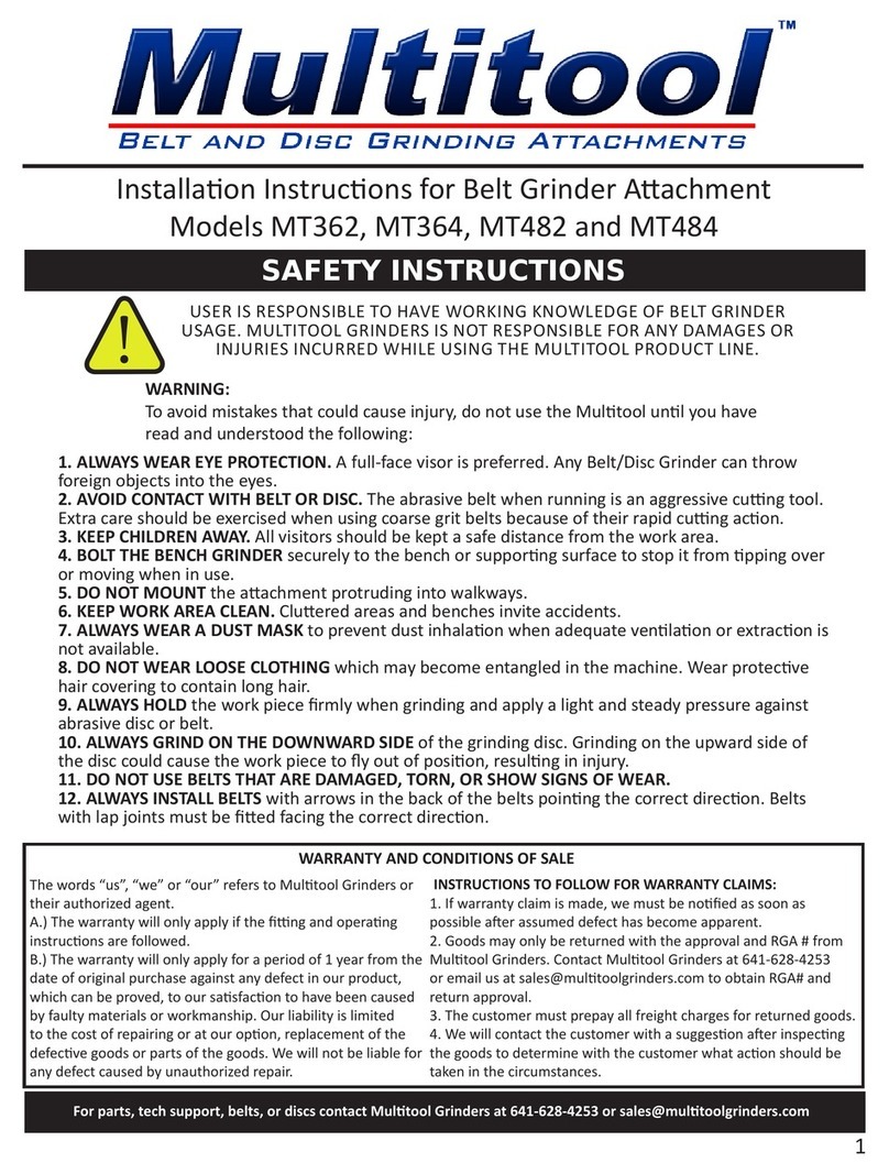 Multitool MT482 installation instructions
