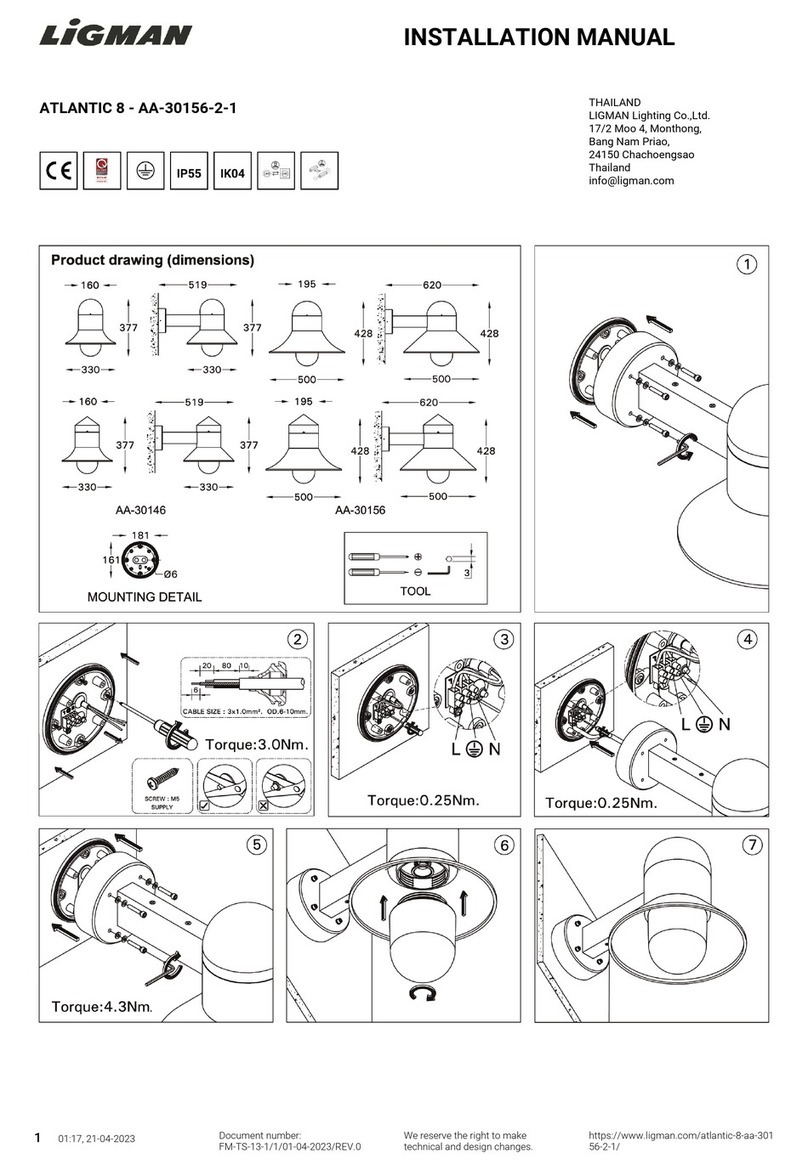 LIGMAN ATLANTIC 8 User manual
