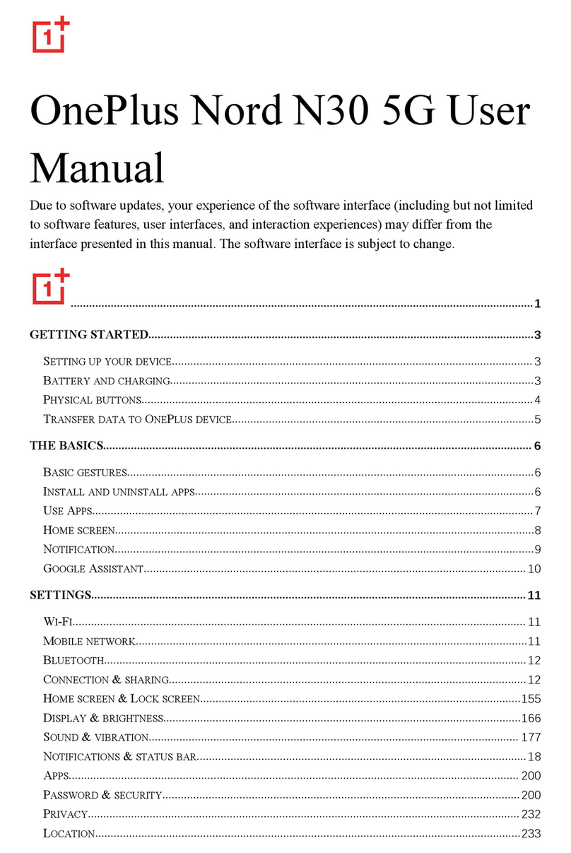 OnePlus Nord N30 5G User manual